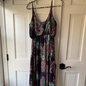 Patterned maxi dress